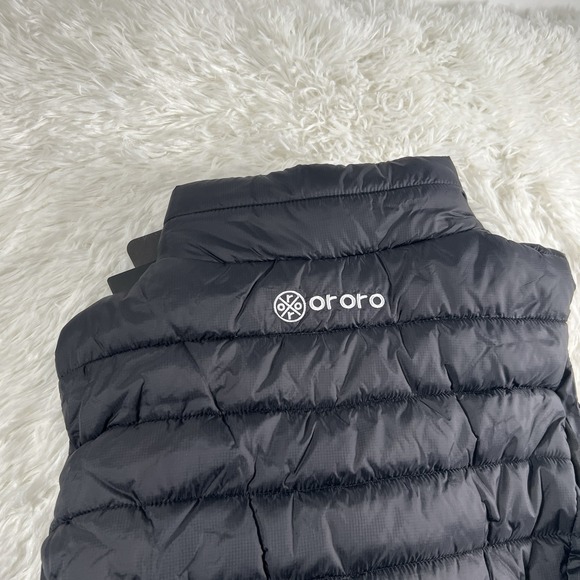 Ororo Puffer Vest Jacket Womens Small Classic Heated Full Zip With Battery Kit - Picture 14 of 14